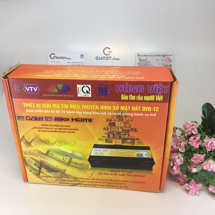 Đầu thu kỹ thuật số DVB T2 Hùng Việt các model 168, 123internet,789s karaoke kèm quyển bài hát