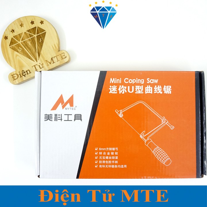 Cưa Lọng - Cưa Chỉ MYTEC Cầm Tay Chất Lượng Cao Kèm Hộp 5 Lưỡi Cưa 13cm