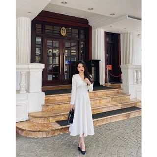 White Set Phoebe áo blazer và váy hai dây