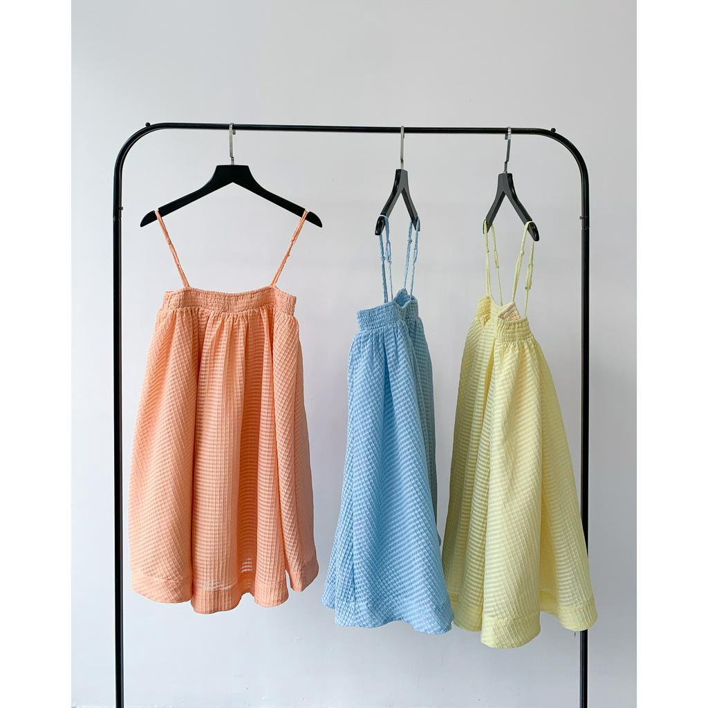 Váy Maxi Dây 3 Màu Dáng Suông Siêu Xinh | Mike Dress | Secodee