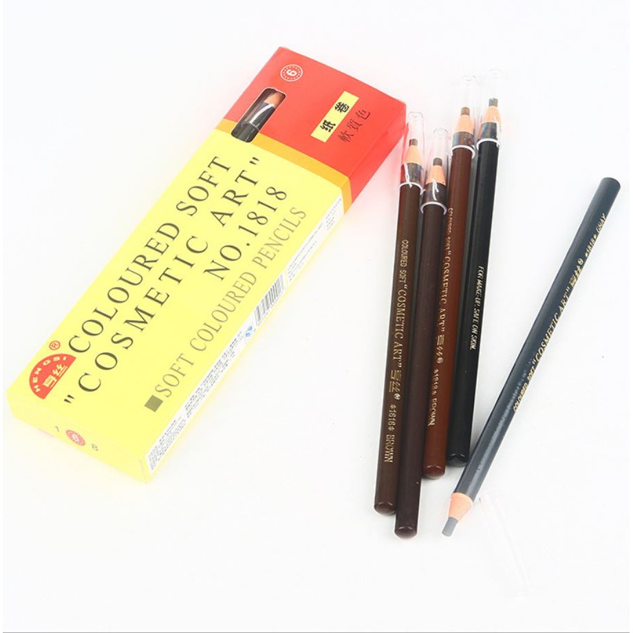 Bút chì xé kẻ mày 1818 - Chì kẻ chân mày chuyên nghiệp lâu trôi  🍉Duashop🍉