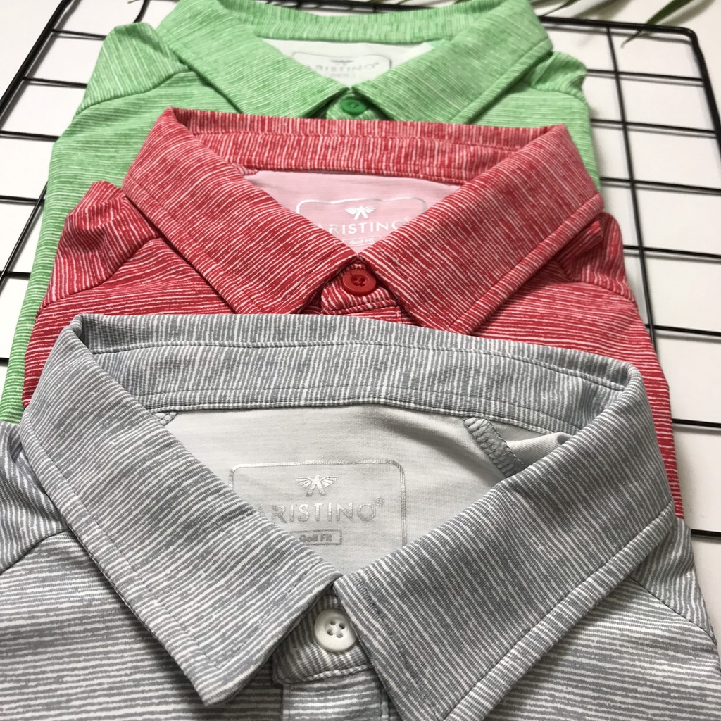 Áo polo nam Aristino  GOLF FIT cao cấp thấm hút mồ hôi chống  tia UV APSG12S1