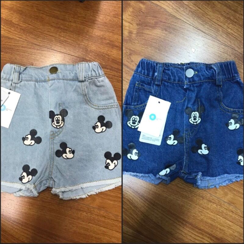 Quần short bò mickey ❤️ FREESHIP ❤️ Quần short bò mickey cho bé