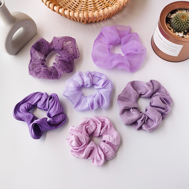 Cột tóc vải Scrunchies
