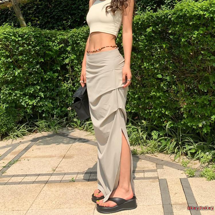 Chân Váy Dài Y2K Màu Sắc Thời Trang Cho Nữ