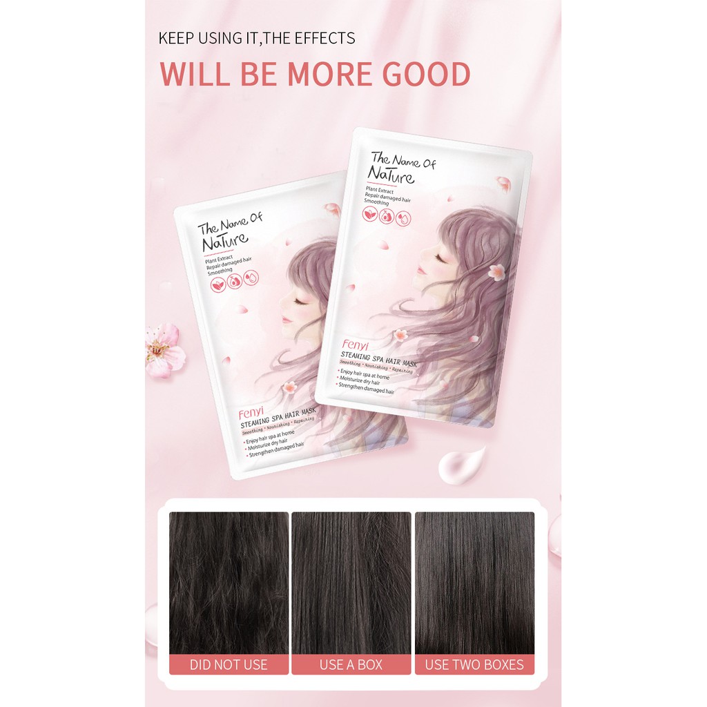 [Lẻ 1 gói] Mặt nạ ủ tóc Fenyi Steaming Spa Hair Mask 35g hàng nội địa Trung | BigBuy360 - bigbuy360.vn
