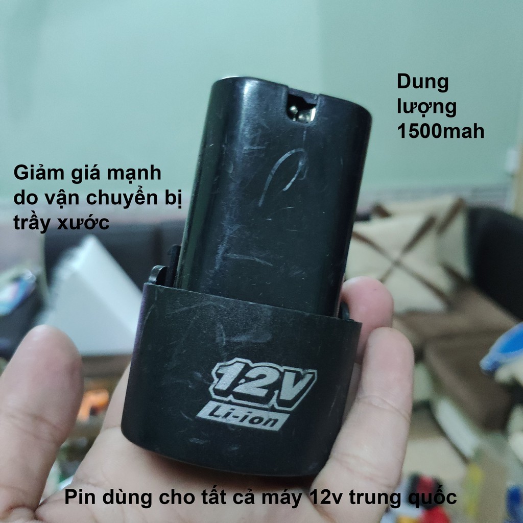 DMST Pin 12v máy khoan trung quốc dung lượng 1500mah