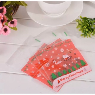 [FS 50k] 10 Túi đựng bánh cookie giáng sinh 10x10 cm