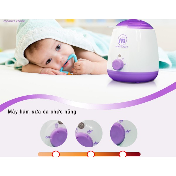 Máy hâm sữa siêu tốc đa chức năng Mama's Choice