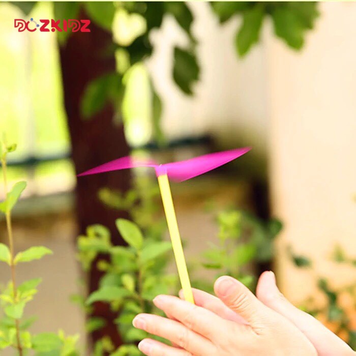 Combo 5 chiếc chong chóng, đồ chơi giải trí tuổi thơ cho bé - DOZKIDZ