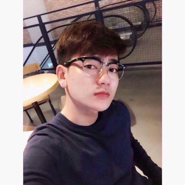 Retro Fashion Anti-blue Light  eyeglass  Classic Cat Eye Half Rim Glasses