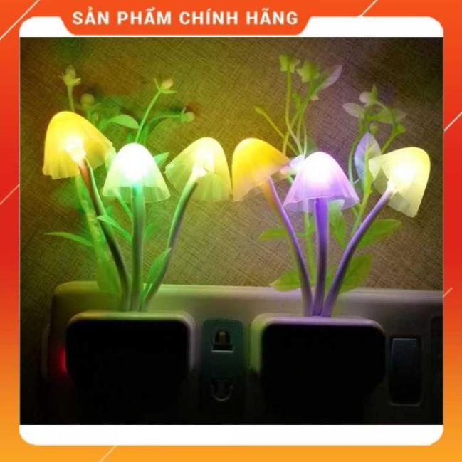 Đèn Ngủ Hình Nấm Có Cảm Biến Tự Động Bật/Mở Gắn Phòng Ngủ, Lối Đi Nhà Vệ Sinh, Nhà Bếp