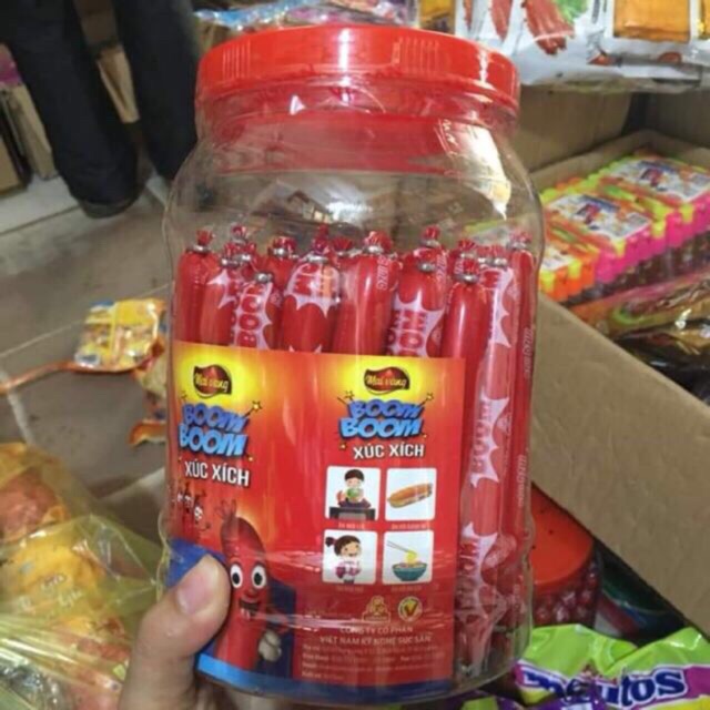 Xúc xích boom boom (50 cây)