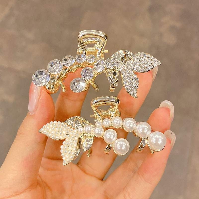 Kẹp Tóc Nhỏ Đính Đá & Ngọc Trai