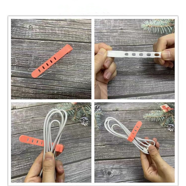 1 Dụng Cụ Giữ Dây Cáp Bằng Silicone Chống Thất Lạc Cho Gia Đình