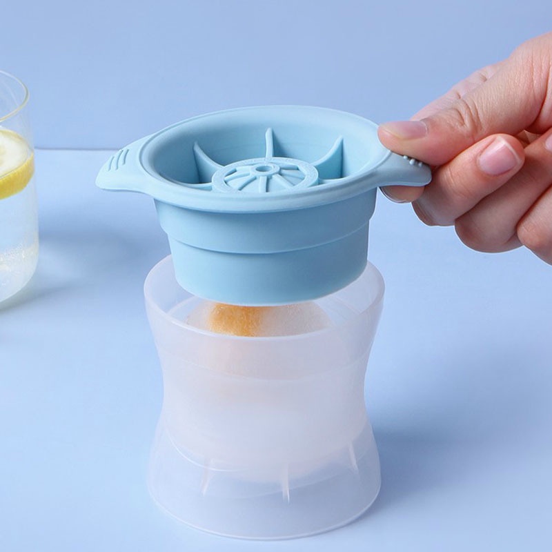 Khuôn Silicone Làm Đá Viên Hình Cầu Lớn 6cm Đa Năng Có Thể Tái Sử Dụng