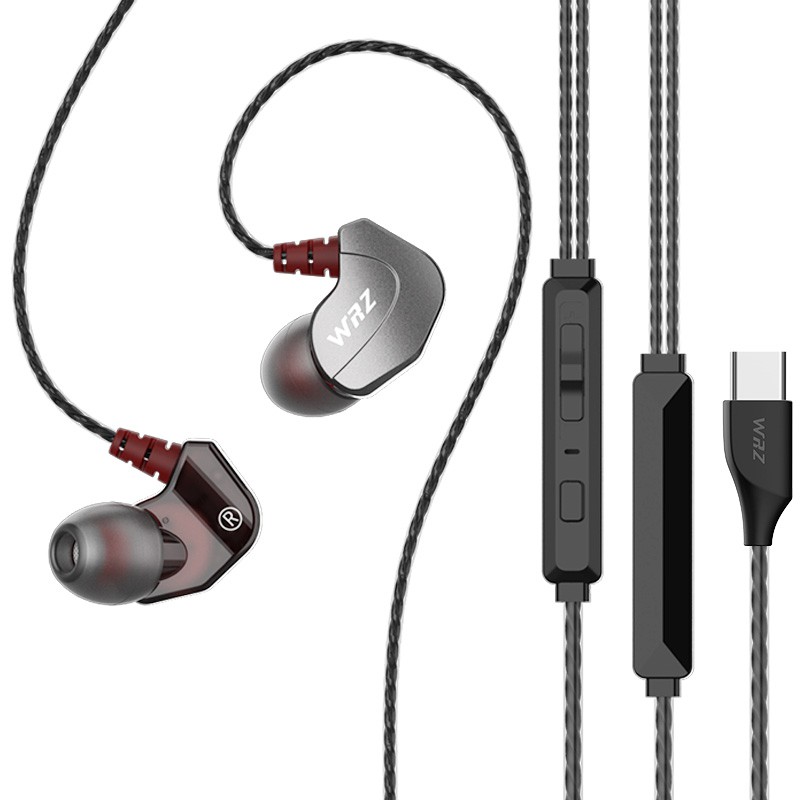 Earphone Applies To [Original Authentic] Type-C Universal Headset Typec Millet 8Se High-Quality 6X Huawei Vivo Apple 6 W