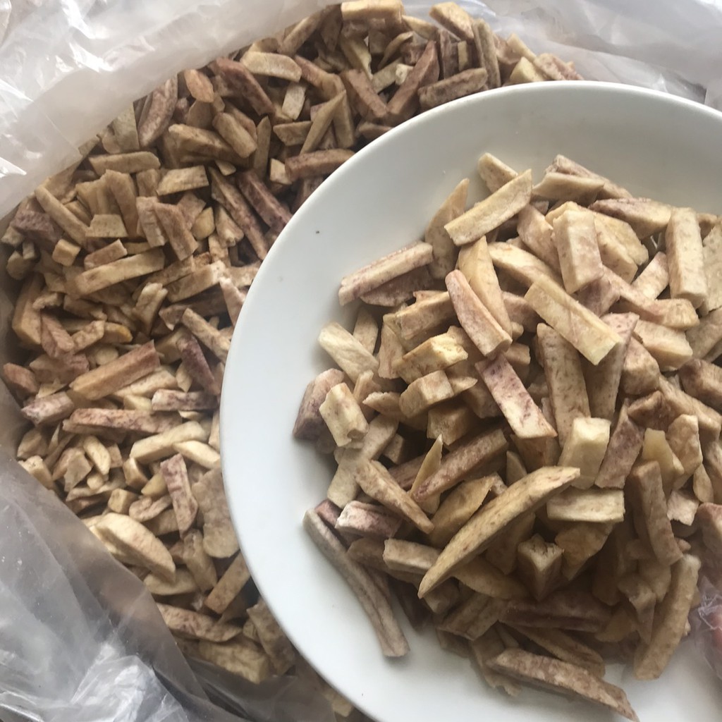 [Mã GROSALEHOT giảm 8% đơn 250K] Khoai môn sấy giòn hàng gãy vụn 500g Lê Hải, giòn rụm, thơm ngon, bùi béo