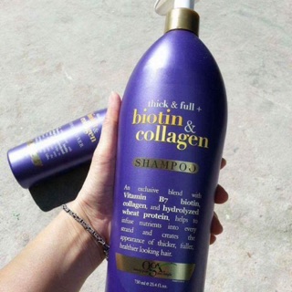 DẦU GỘI OGX BIOTIN & COLLAGEN 750ML