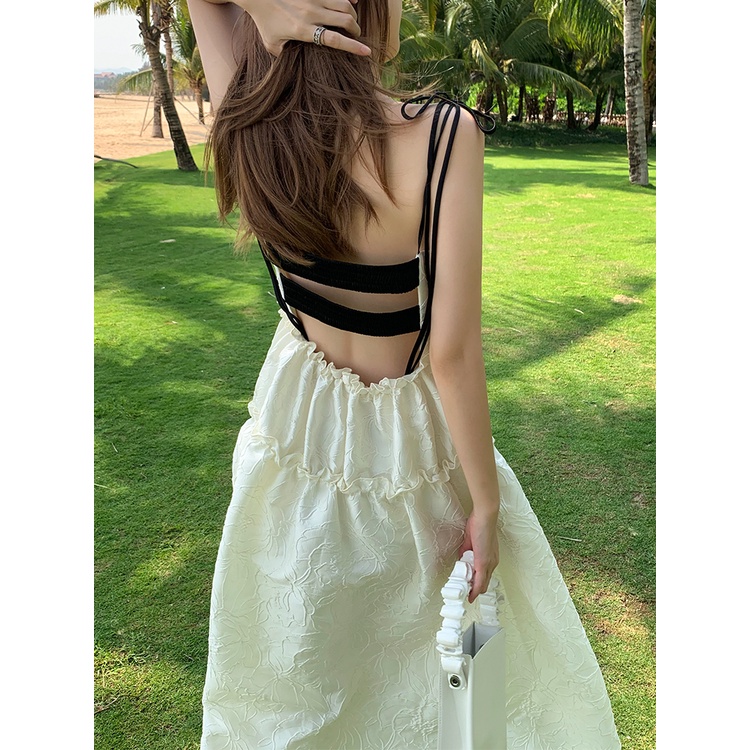 Jane Đầm xòe dự tiệc hoa gân nổi kiểu Pháp sang trọng quyến rũ 4 ảnh feelback cuối