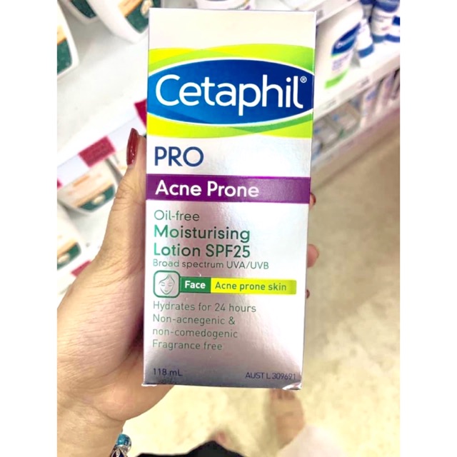 Kem dưỡng ẩm chống nắng cho da dễ bị mụn-Cetaphil Pro Acne Prone SPF 25