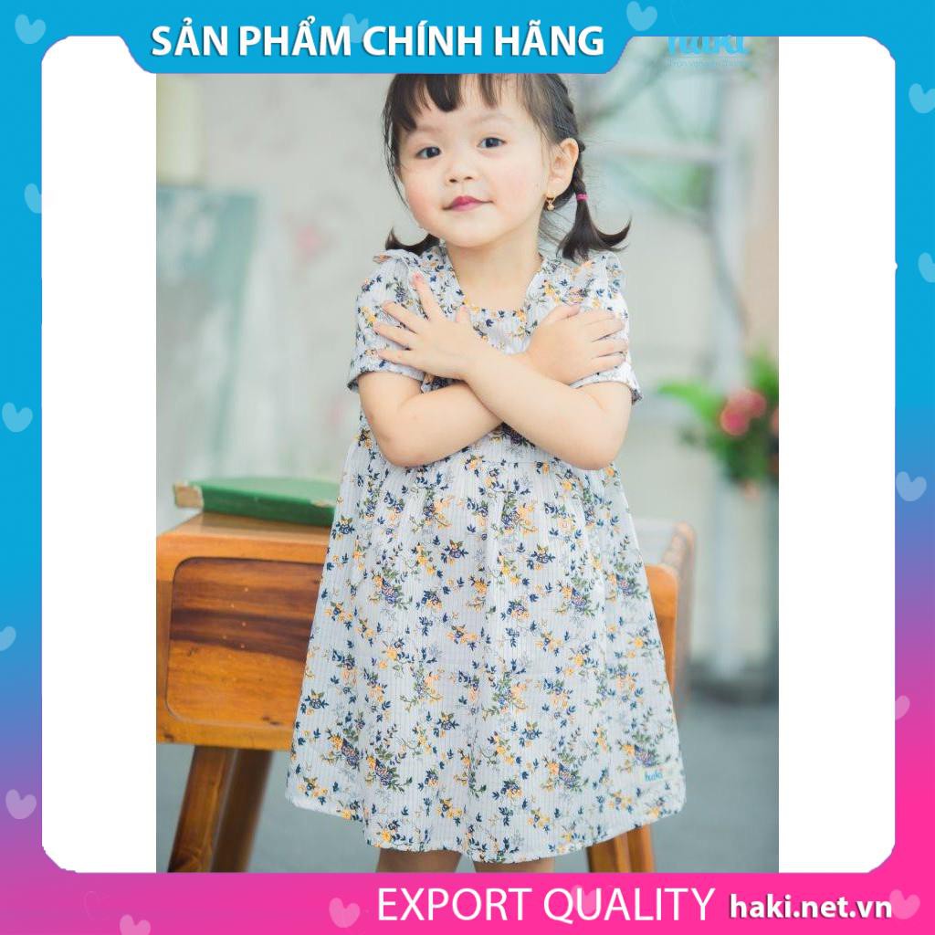 Váy bé gái cộc tay bèo ngực chính hãng HAKI HK483