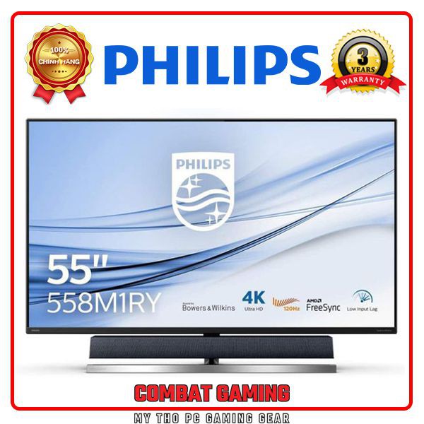 [Khuyến Mãi] Màn Hình PHILIPS MOMENTUM 558M1RY 55 Inch 4K UHD 120Hz