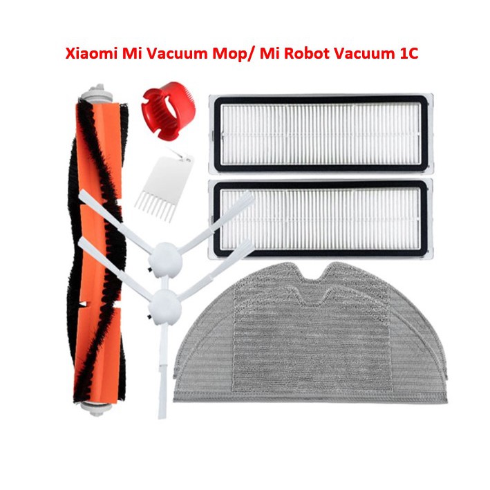 Bộ phụ kiện thay thế cho robot lau hút bụi Xiaomi Mi Vacuum Mop /mijia 1c/Mi Vacuum Mop 2 (chất lượng tốt,giá hợp lý )