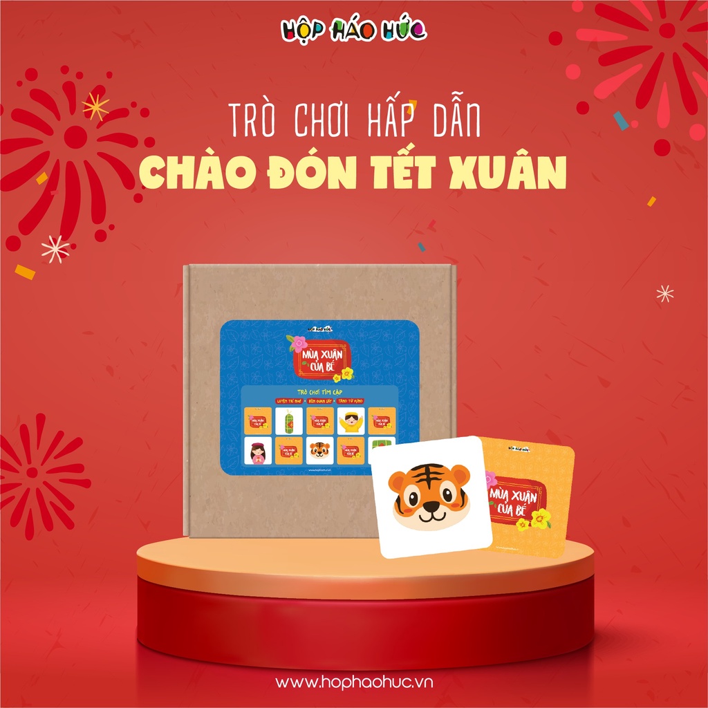 Trò Chơi MÙA XUÂN CỦA BÉ Cho Bé 0-3 Tuổi Hộp Háo Hức - Cùng Con Yêu Rèn Luyện Trí Nhớ Siêu Nhanh