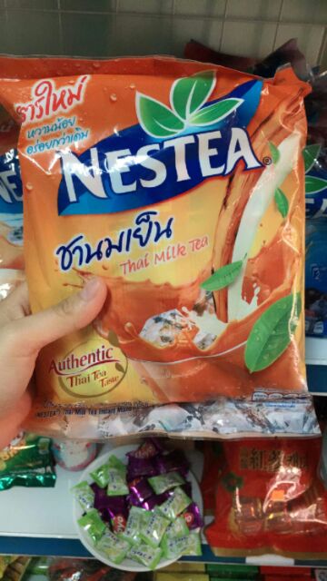 Trà Nestea Thái Lan đur vị 13-16 gói nhỏ - Hàng Có Sẵn, Date Mới ( ĐỒ ĂN VẶT THÁI LAN )