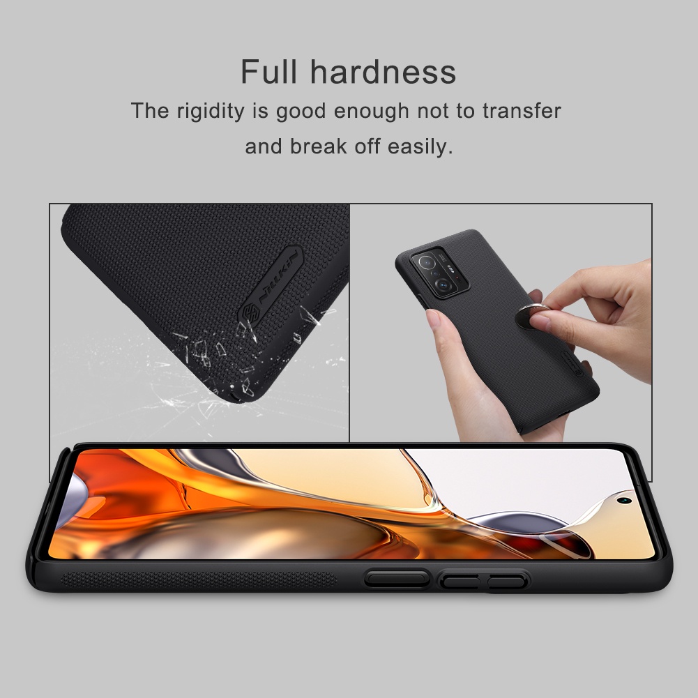 Ốp điện thoại NILLKIN PC cứng mặt nhám chống sốc cho Xiaomi Mi 11T/ 11T Pro