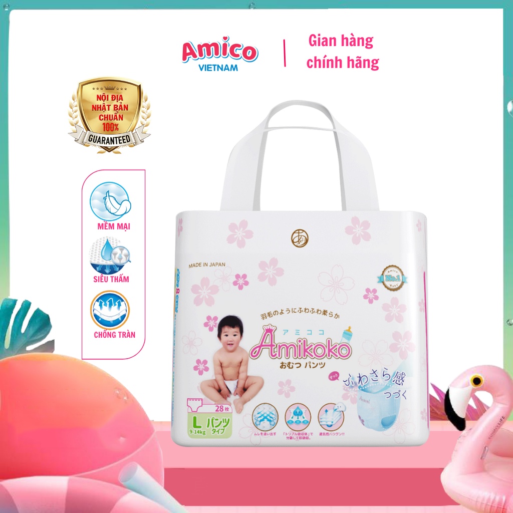 Bỉm quần AMIKOKO L28 (9-14kg)