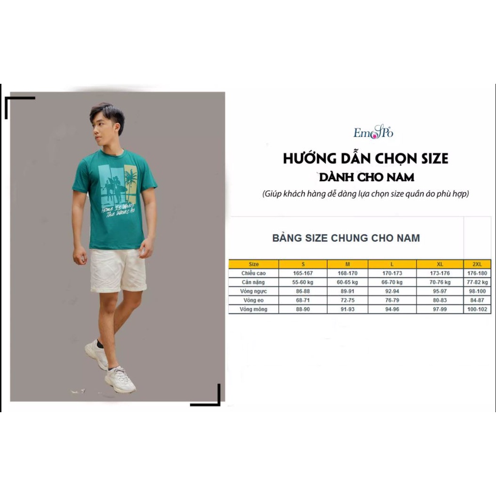 Áo thun nam Emspo họa tiết đồng hồ ATL0419