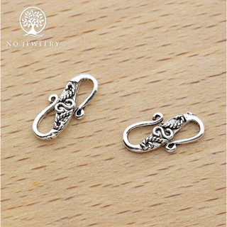 Combo 2 charm S925 khóa dấu chấm hỏi
