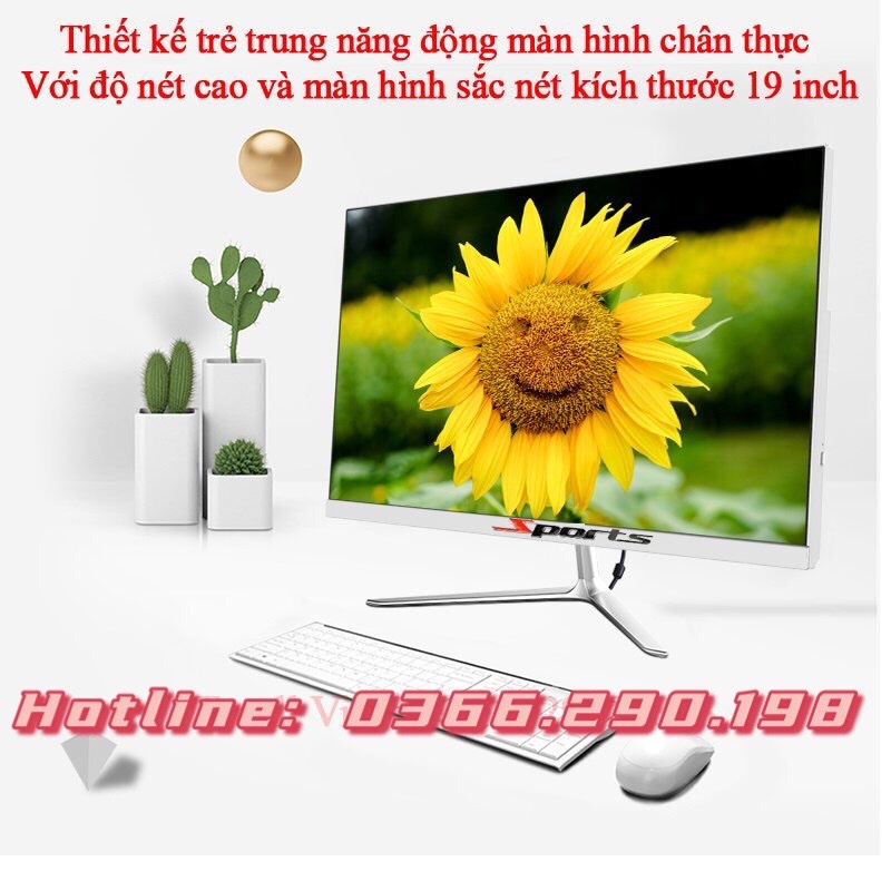 [TẶNG KÈM WEBCAM HỌC VÀ LÀM ONLINE] TRỌN BỘ MÁY TÍNH ALL IN ONE THẾ HỆ MỚI - CORE I5 - RAM 4G - SSD M2 128G | BigBuy360 - bigbuy360.vn