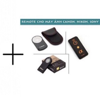 Combo chân nhện+ Remote +kẹp điện thoại,máy ảnh