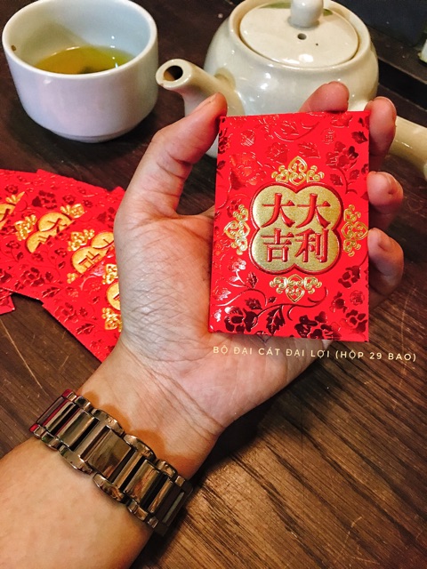 BỘ LÌ XÌ ĐẠI CÁT ĐẠI LỢI/ LÌ XÌ CƯỚI SONG HỶ MINI