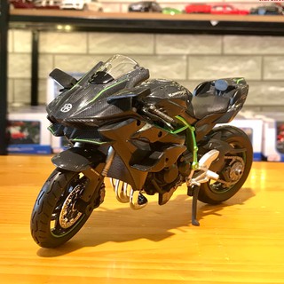 Xe mô hình mô tô siêu xe Kawasaki H2R tỉ lệ 1:12 hãng Maisto