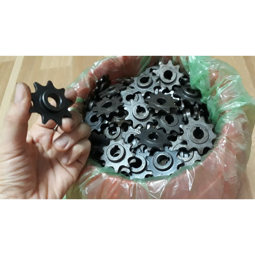 Combo 3 nhông xe đạp trục 11 - Nhông xe đạp điện 9 Răng - Bánh răng - Lỗ Trong 11 mm - Nhông motor 3NT11