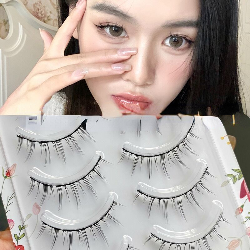 Siêu Mỏng Stalk! Lông Mi Giả Trong Suốt Tự Nhiên Hình Quỷ Nhỏ