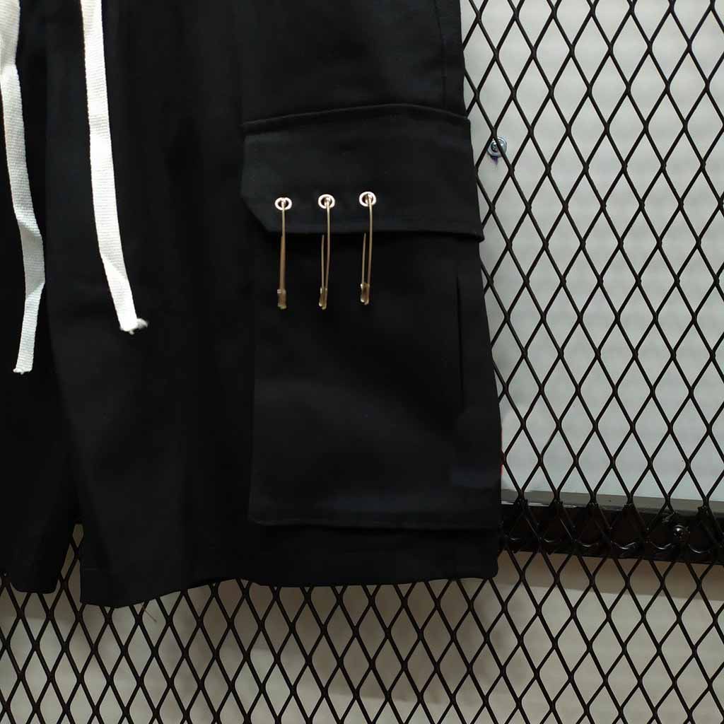 [HÀNG TREND 2021] Quần Short túi hộp unisex NAM NỮ KHÓA TRÒN PHỐI 3 KHUYÊN chất kaki dầy co giãn