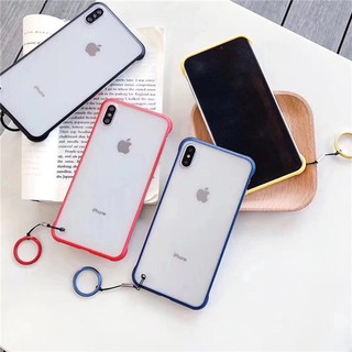 Ốp đôi Iphone trong viền màu kèm - Ốp Iphone 6 6s 6plus 6splus 7 7plus 8 8plus X XS XSmax