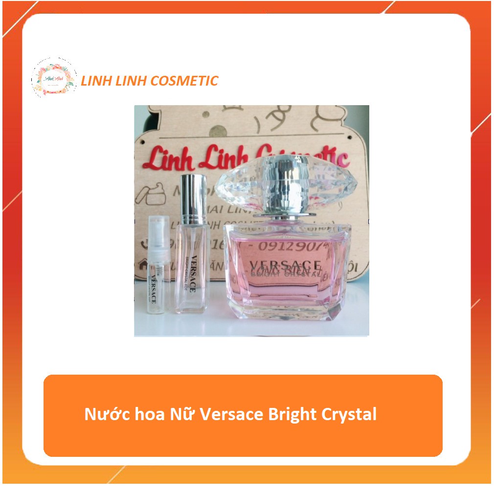 (clip mua hàng 5ml/10ml) Nước hoa Nữ Versace Bright Crystal