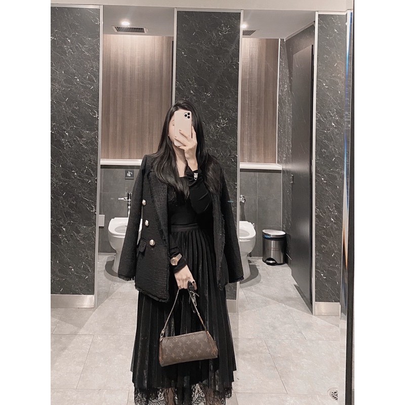 ( Ảnh thật ) V0101 Áo dạ tweed 6 cúc | BigBuy360 - bigbuy360.vn