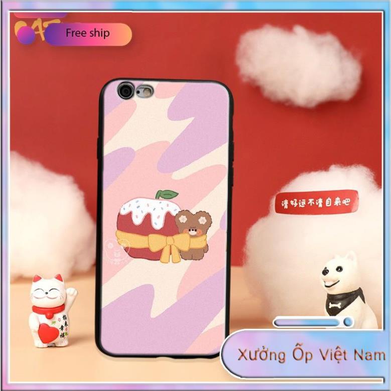 Ốp điện thoại Ốp lưng iphone gấu bear 6 6S 6Plus 6S Plus 7 8 7Plus 8Plus X XSMax 11 11 Pro 11 ProMax - C24