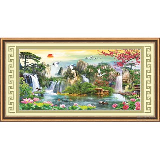 Tranh đính đá Phong Cảnh Non Nước Hữu Tình 88690