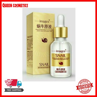 Serum Dưỡng Trắng Tái Tạo Mịn Da Ban Đêm SNAIL IMAGES 15ml (queen cosmetics)