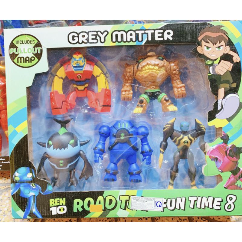 Hộp 5 nhân vật Ben 10 đồ chơi Ben 10