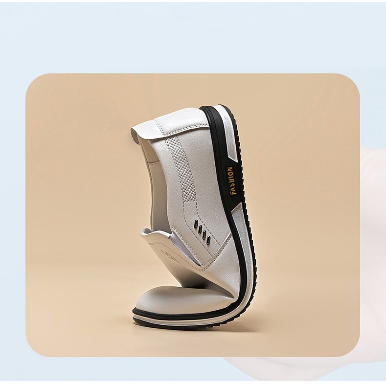 Giày lười da trẻ trung hợp thời trang cho nam