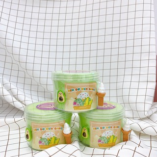 Slime Kem bơ dưa gang - Slime bơ - Butter slime - Hương dưa gang - Đồ chơi xả stress